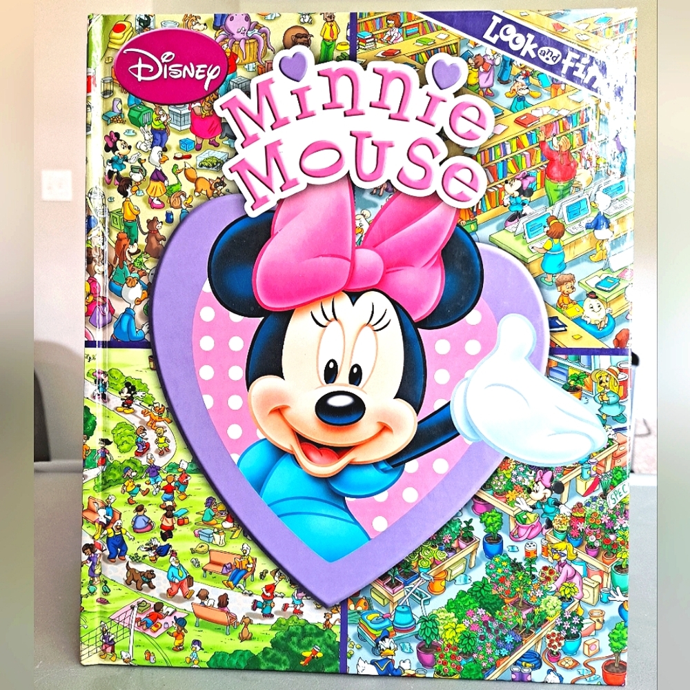 Disney Minnie Mouse Large Hardcover Look And Find ๐ Children's Book NWOT - Picture 1 of 3